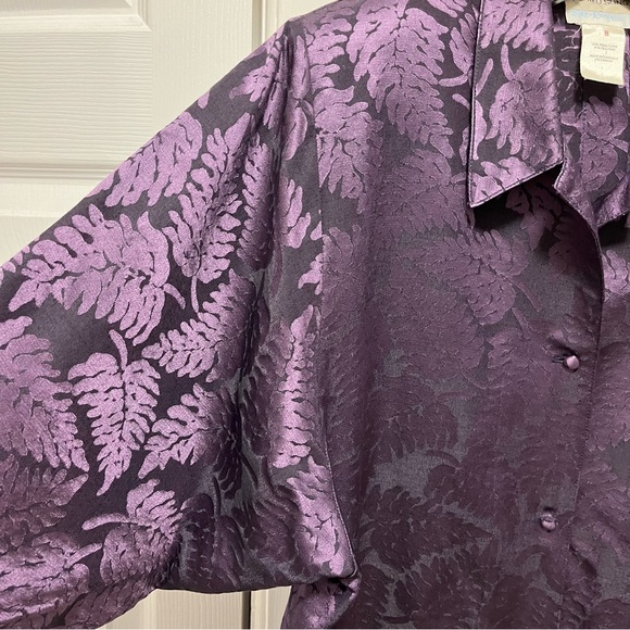 80s VINTAGE ALFRED SUNG JACQUARD SHACKET - Picture 4 of 13